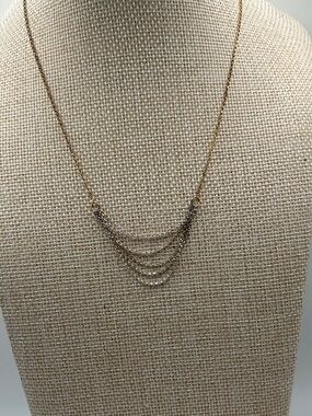 Delicate 14K Gold Multi-Row Layered Necklace